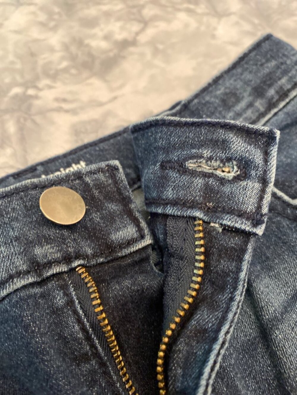 Wonder Nation Girls Size 14 Straight Leg Jeans Blue Denim 27x25.5 - Picture 4 of 7